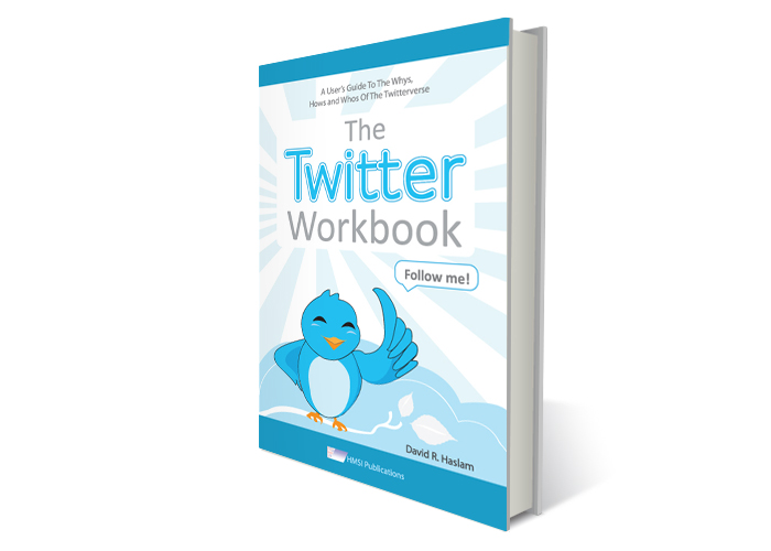 The Twitter Workbook (book cover design)