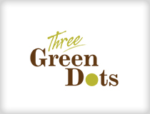 Three Green Dots